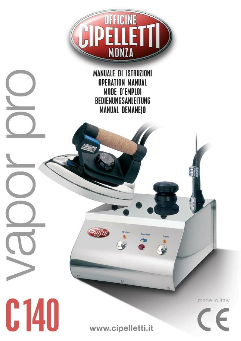 CIPELLETTI vapor pro C140 Operation manual