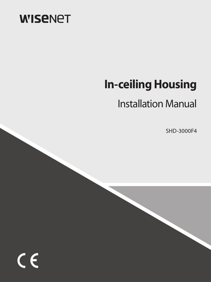 Wisenet SHD-3000F4 installation manual