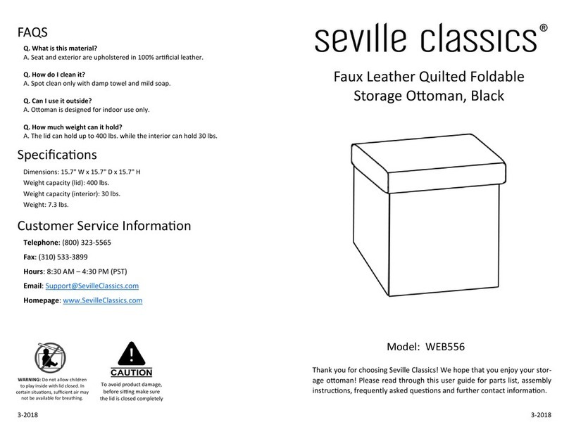 Seville Classics WEB556 User manual Seville Classics WEB556 User manual