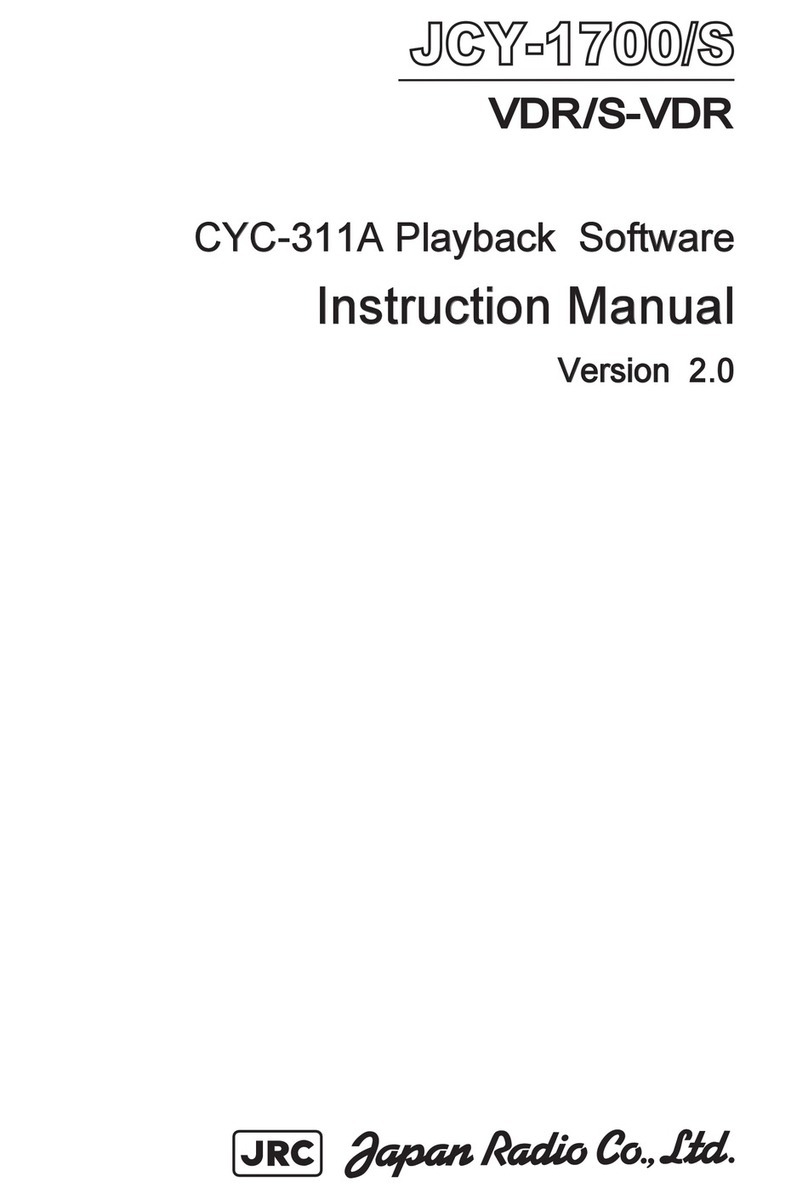 JRC JCY-1700 User manual