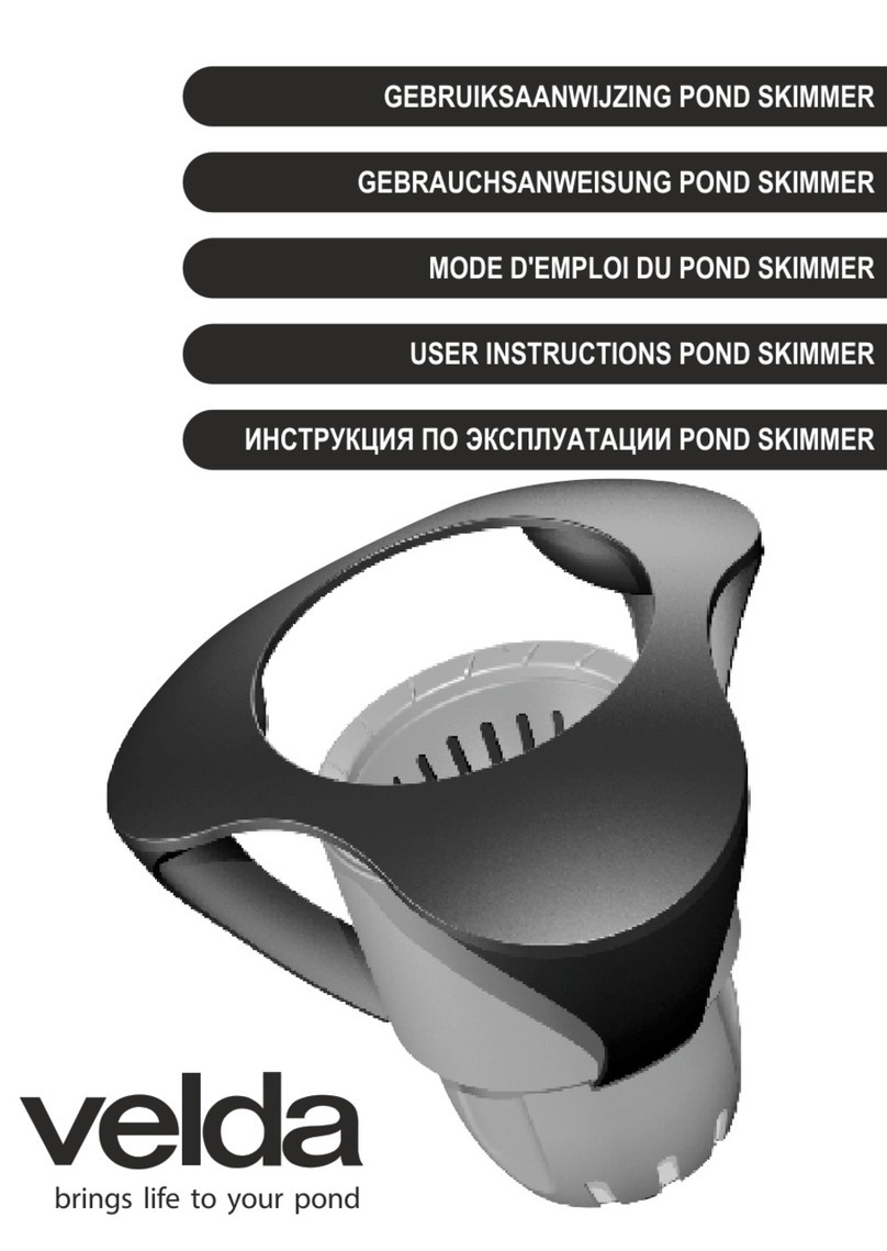 velda Pond Skimmer User instructions