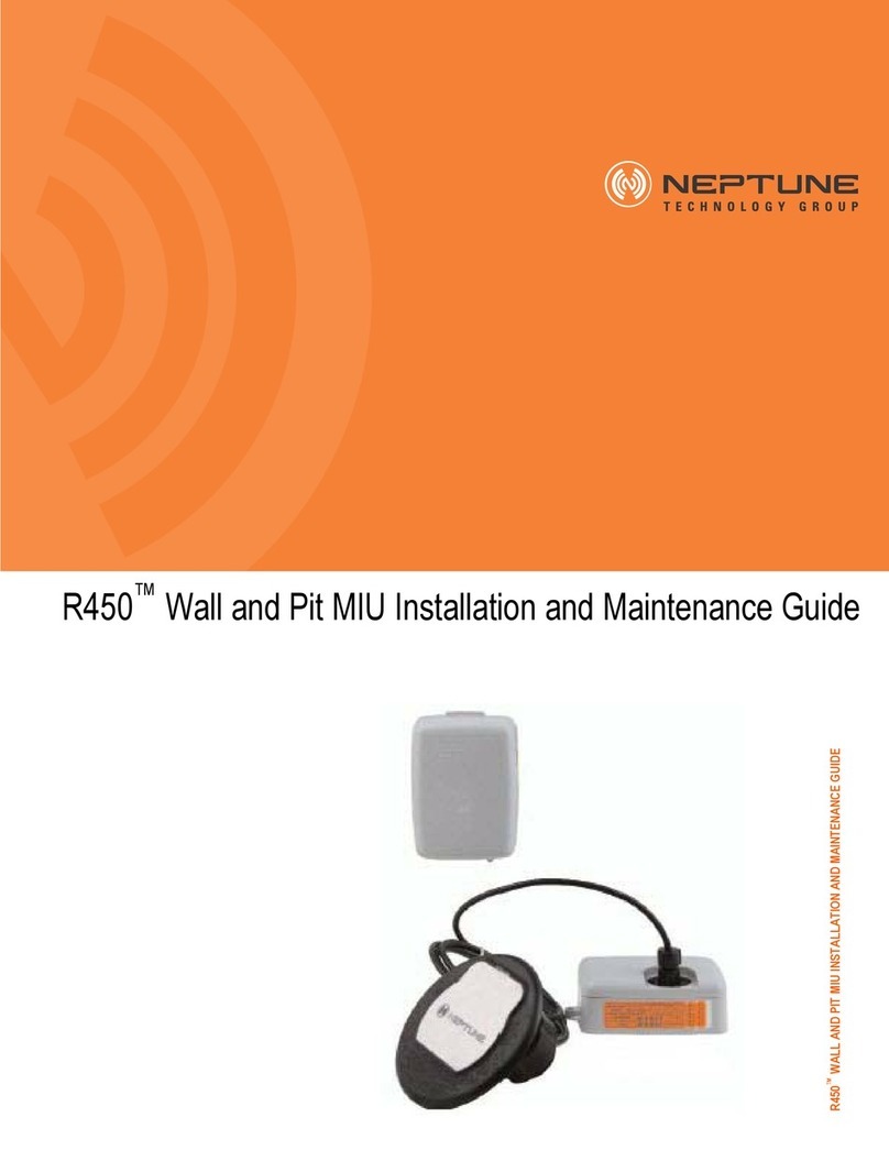 Neptune R450 Installation and maintenance guide