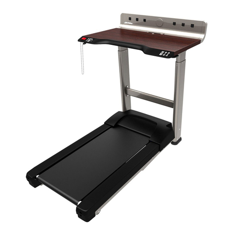 Life Fitness TREADMILL DESK Operation manual