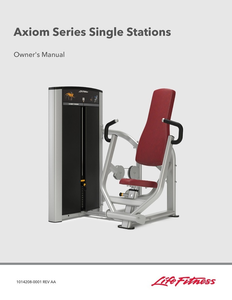 Life Fitness Axiom Series owner's manual Life Fitness Axiom Series owner's manual
