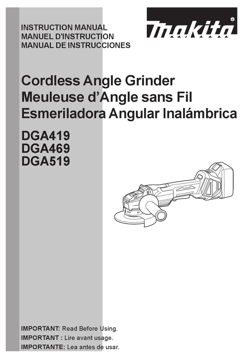 Makita DGA419 instruction manual Makita DGA419 instruction manual