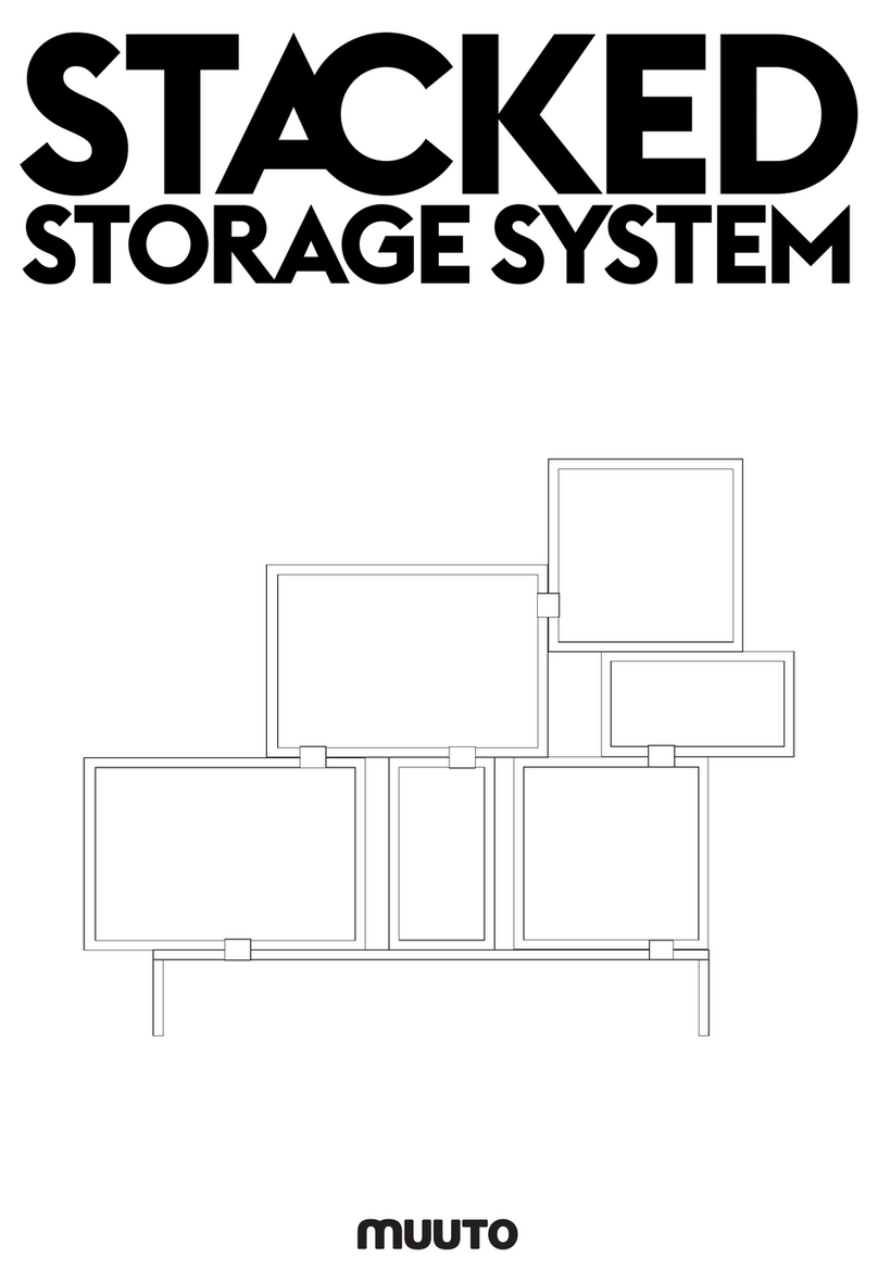 muuto Stacked Storage System Assembly instruction