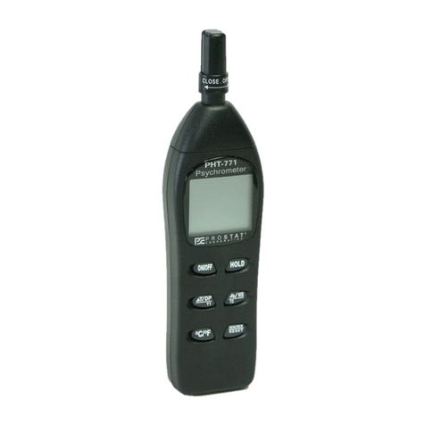 Prostat PHT-771 User manual