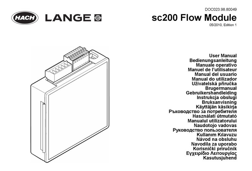 HACH LANGE sc200 user manual