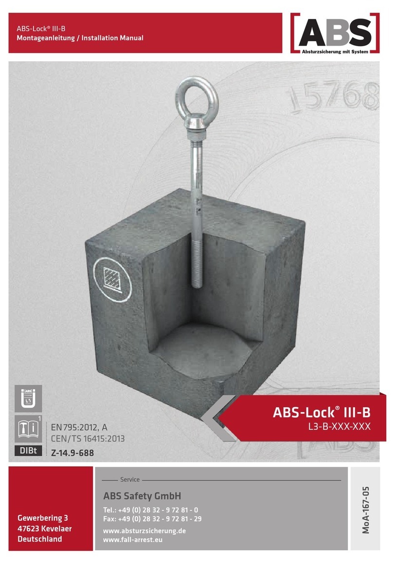 ABS ABS-Lock III-B installation manual