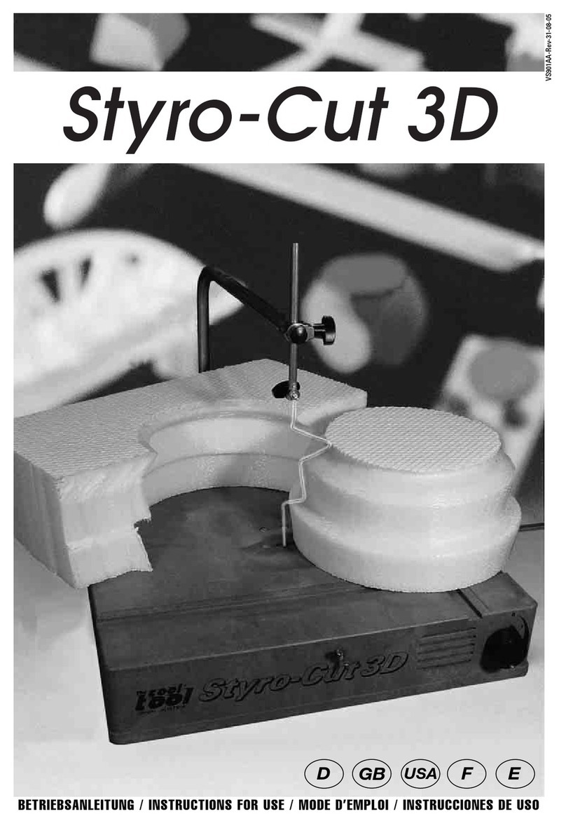 Cool Tool Styro-Cut 3D Instructions for use