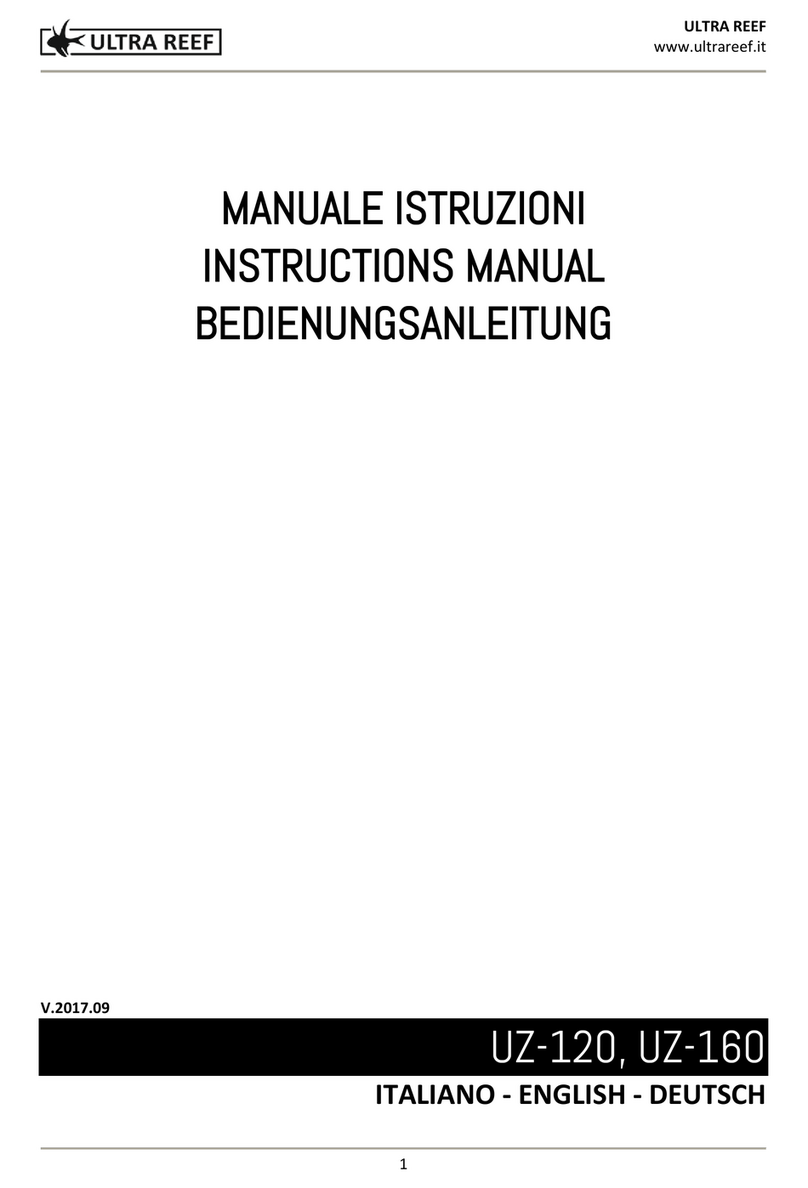 Ultra Reef UZ-120 instruction manual Ultra Reef UZ-120 instruction manual