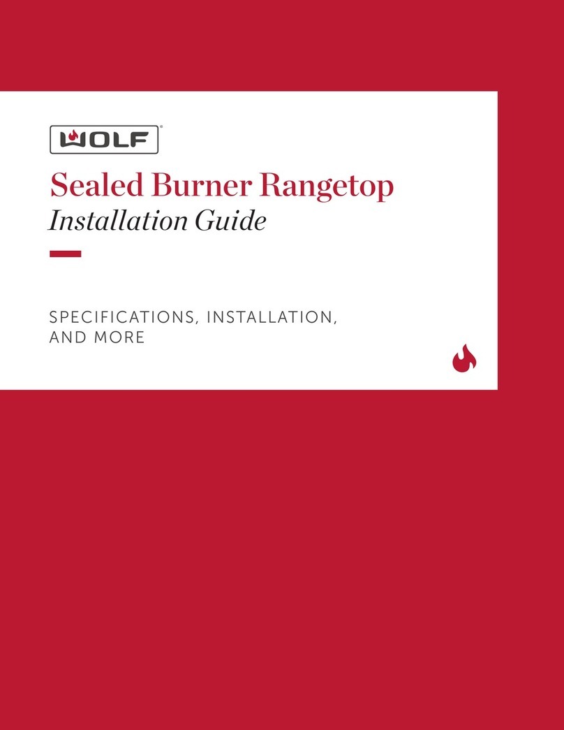 Wolf SRT366 User manual