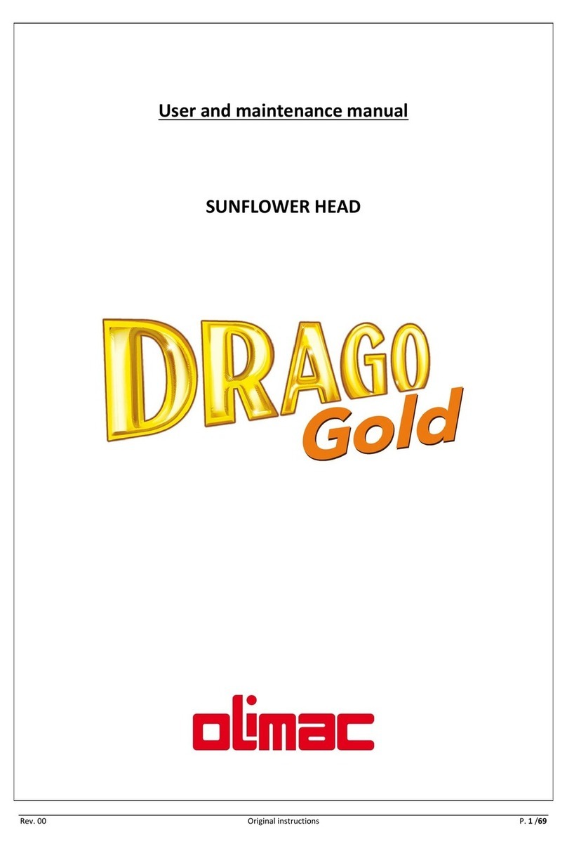 OLIMAC DRAGO Gold User and maintenance manual
