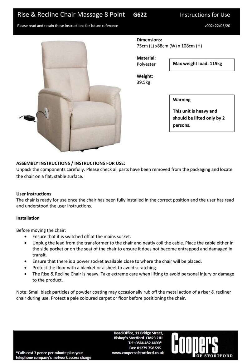 Coopers G622 Instructions for use