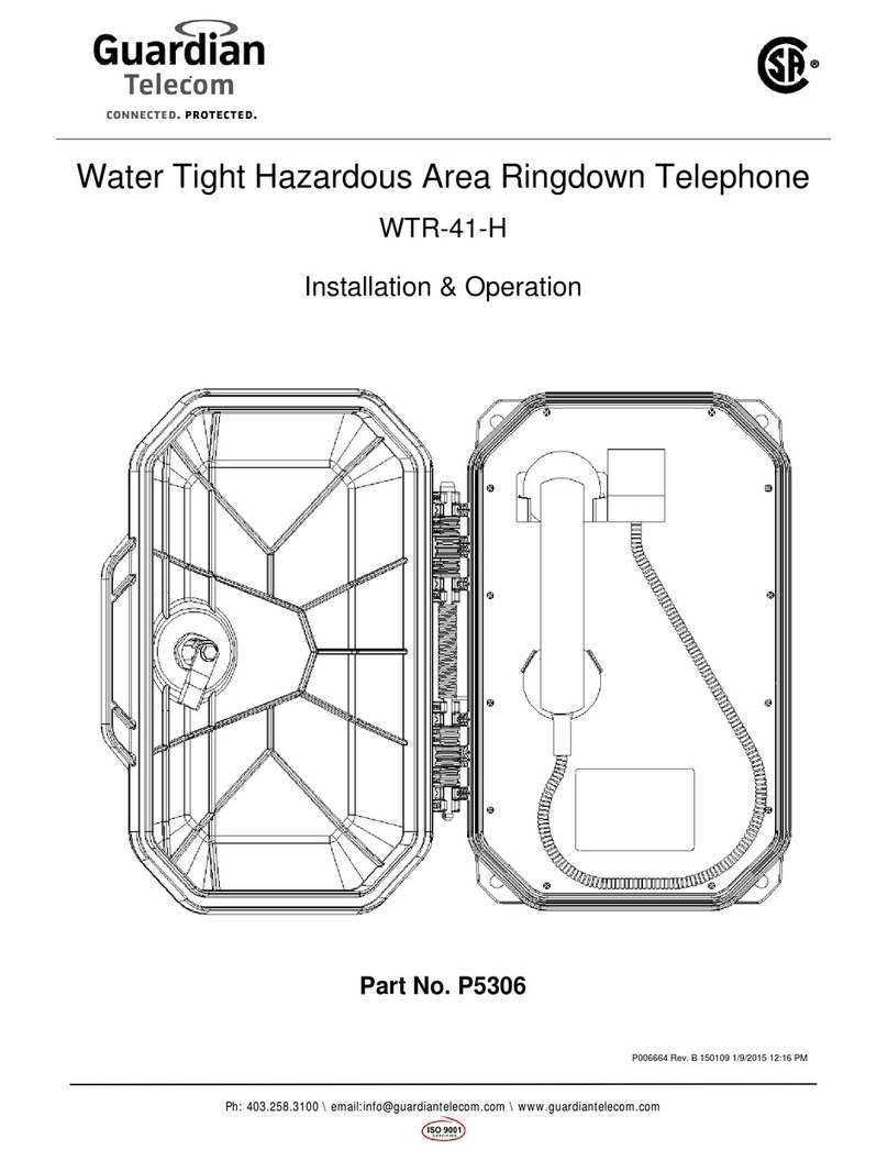 Guardian Telecom WTR-41-H Installation & operation