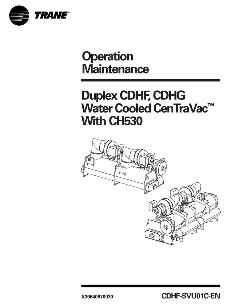 Trane CenTraVac Duplex CDHF Troubleshooting guide