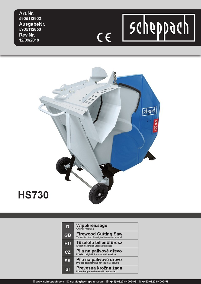 Scheppach HS730 Assembly instructions