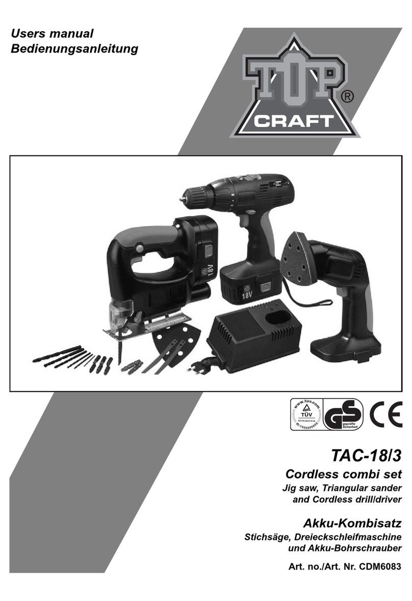 Top Craft TAC-18/3 user manual