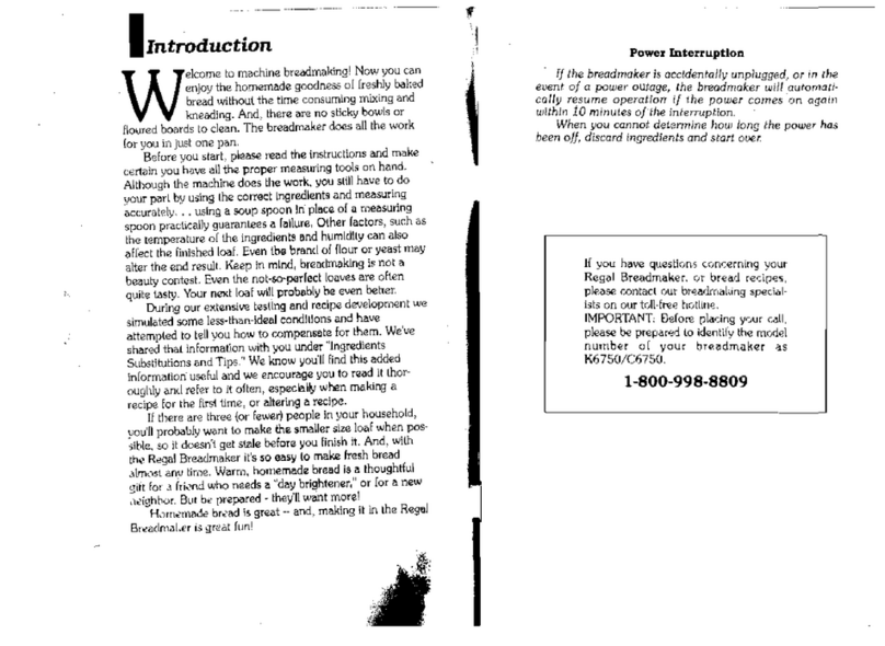 Regal K6750 User manual