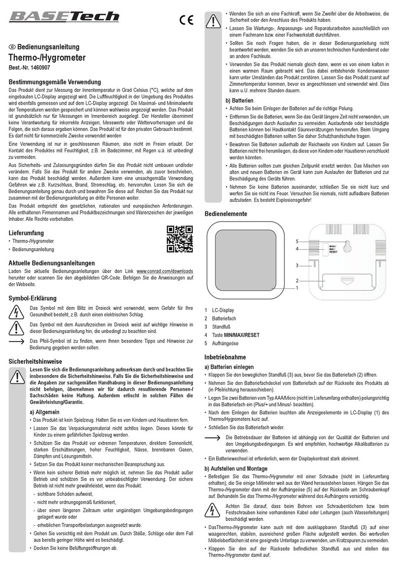 BASETech 1460907 operating instructions