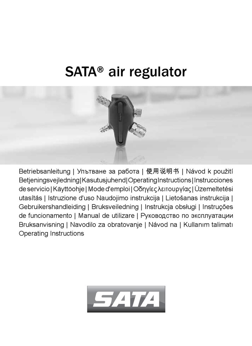 SATA air regulator operating instructions