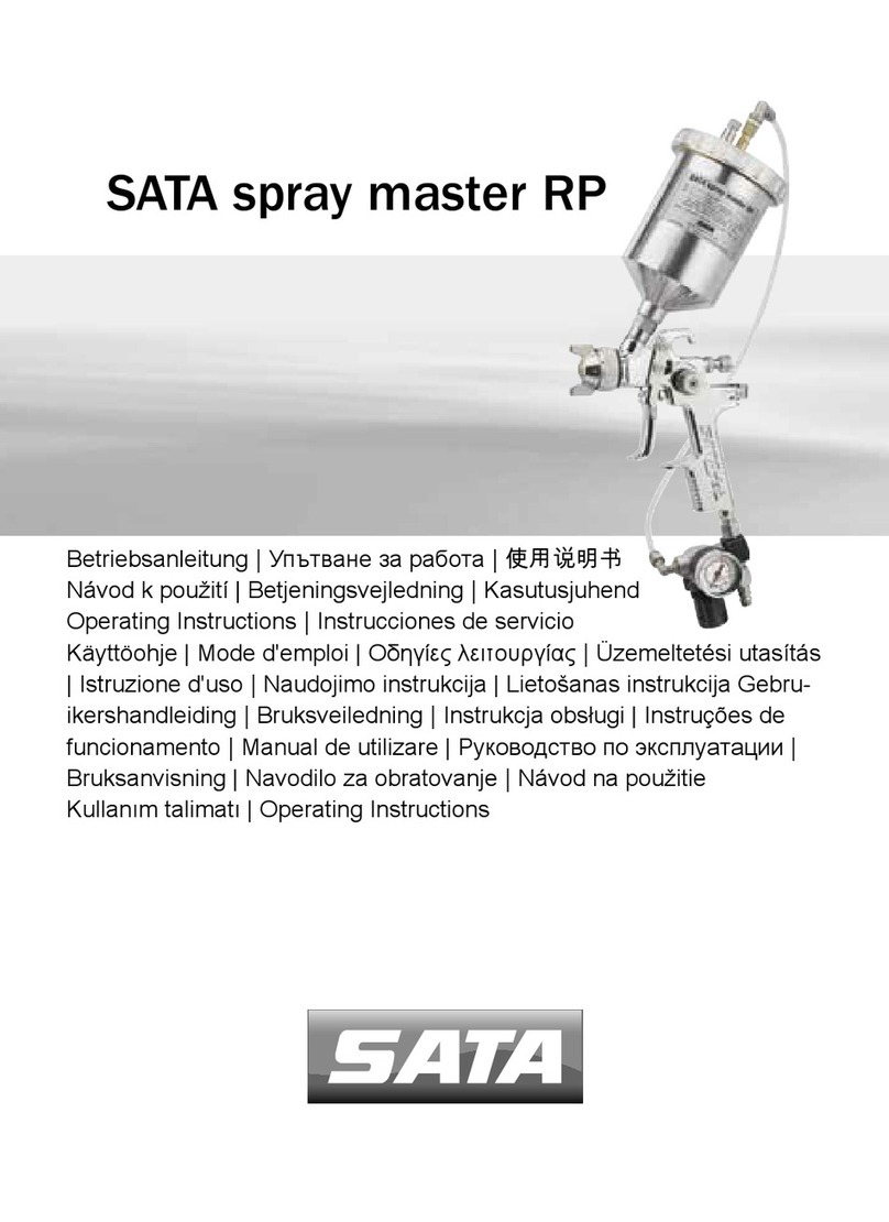 SATA spray master RP operating instructions