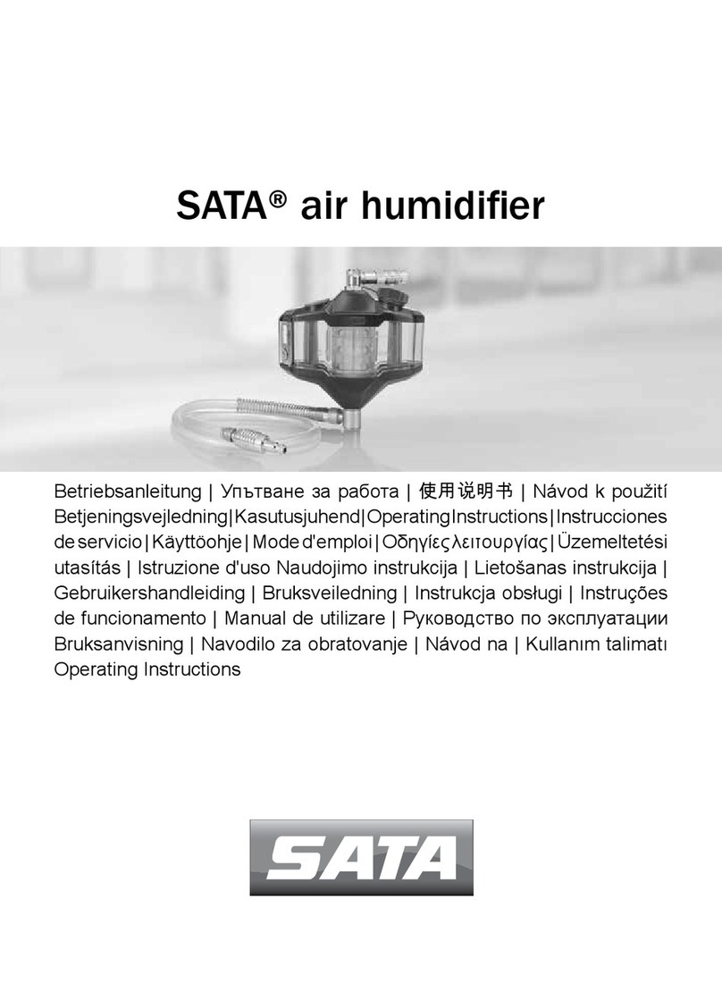 SATA air humidifier operating instructions