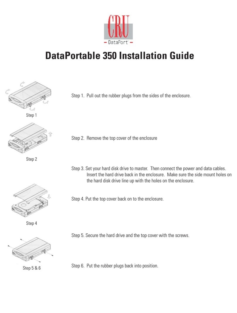 CRU Dataport DataPort 350 User manual CRU Dataport DataPort 350 User manual