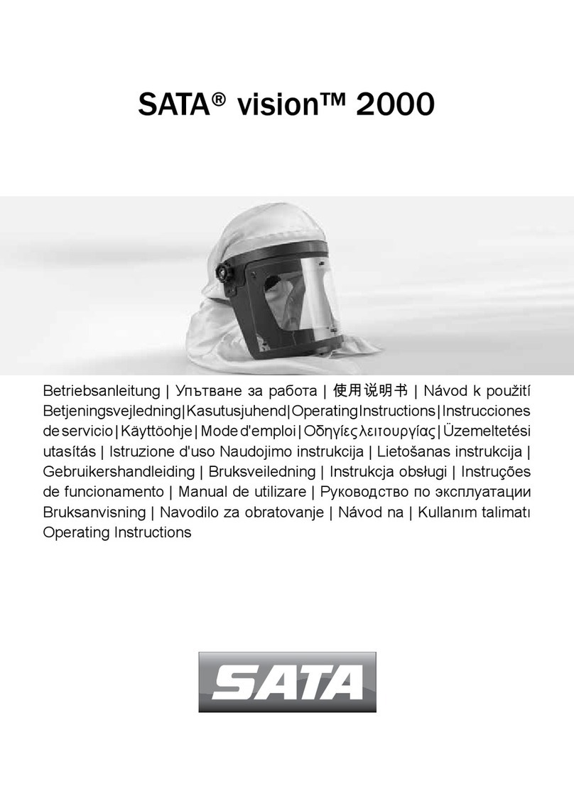 SATA Vision 2000 operating instructions