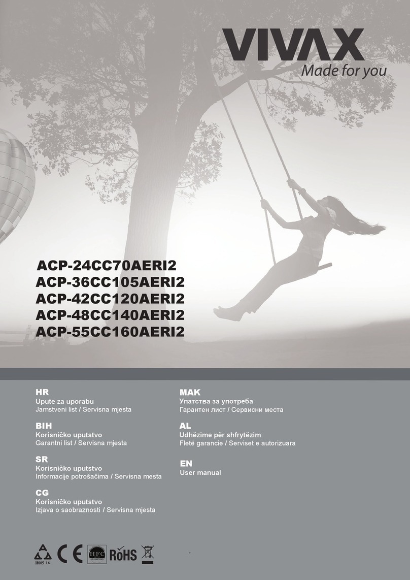 Vivax ACP-24CC70AERI2 User manual