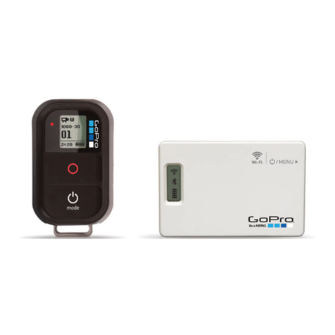 GoPro Wi-Fi Remote Dimensions and installation guide