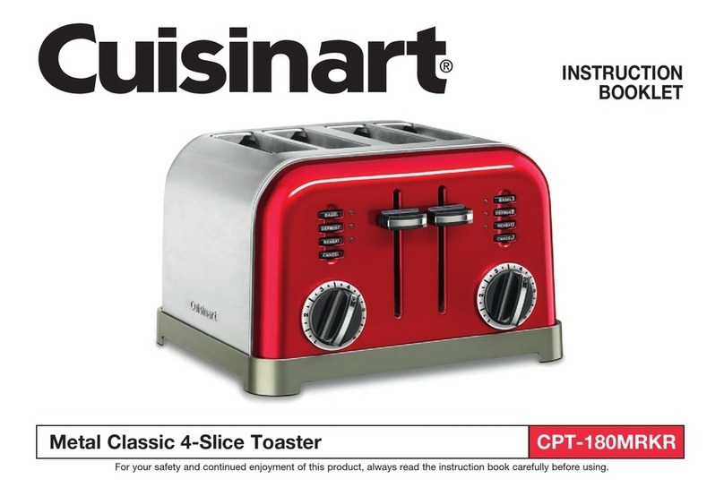 Cuisinart CPT-180MRKR User manual