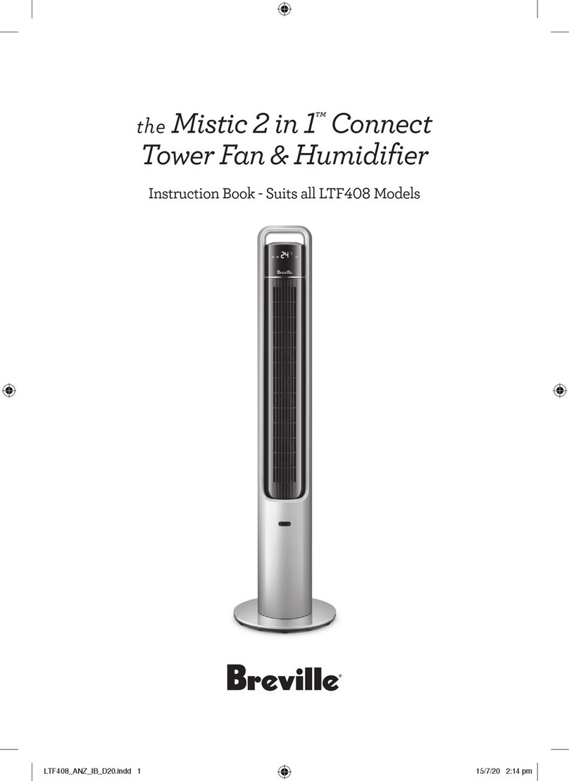 Breville Mistic 2 in 1 Connect LTF408 Instruction book