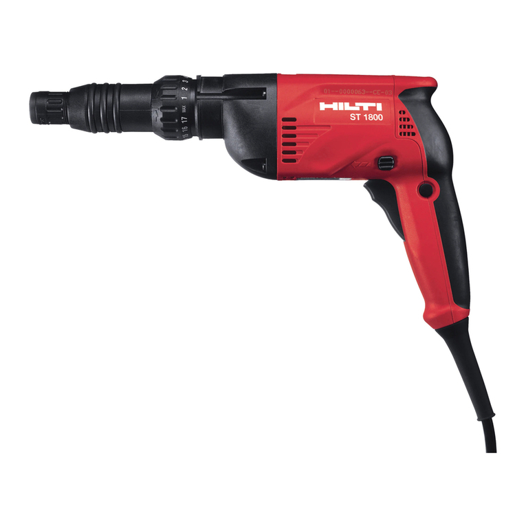 Hilti ST 1800 Original operating instructions
