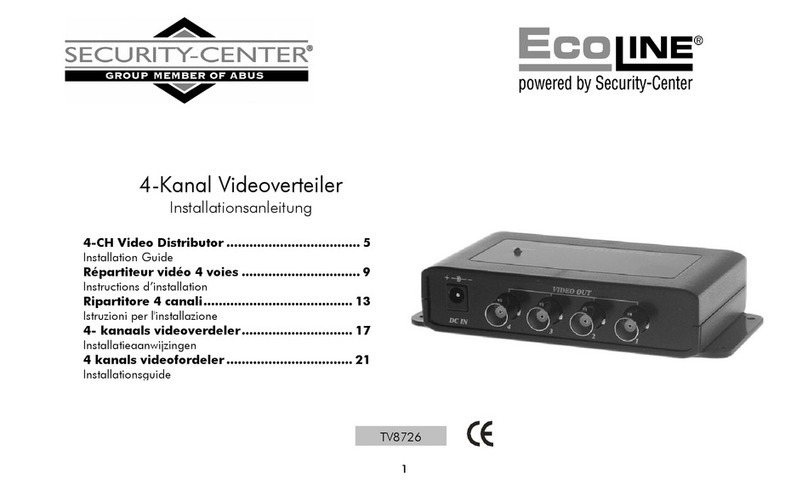 Abus Security-Center EcoLine TV8726 installation guide
