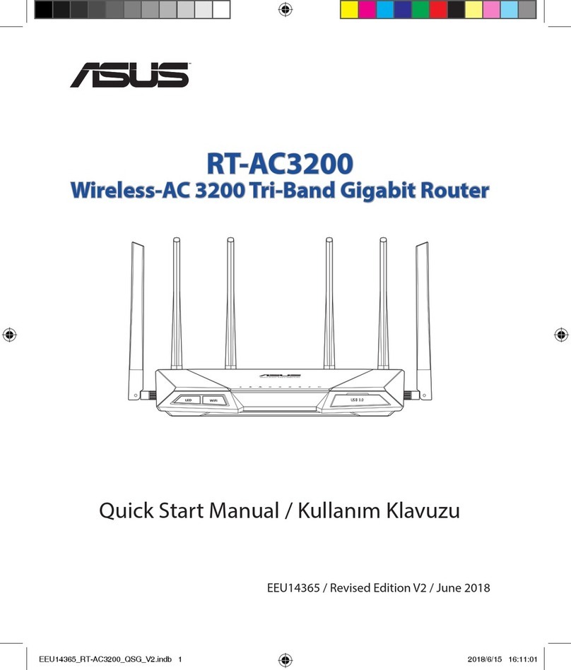 Asus RT-AC3200 Instruction manual