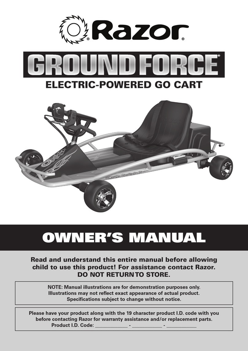 Razor Ground Force User manual