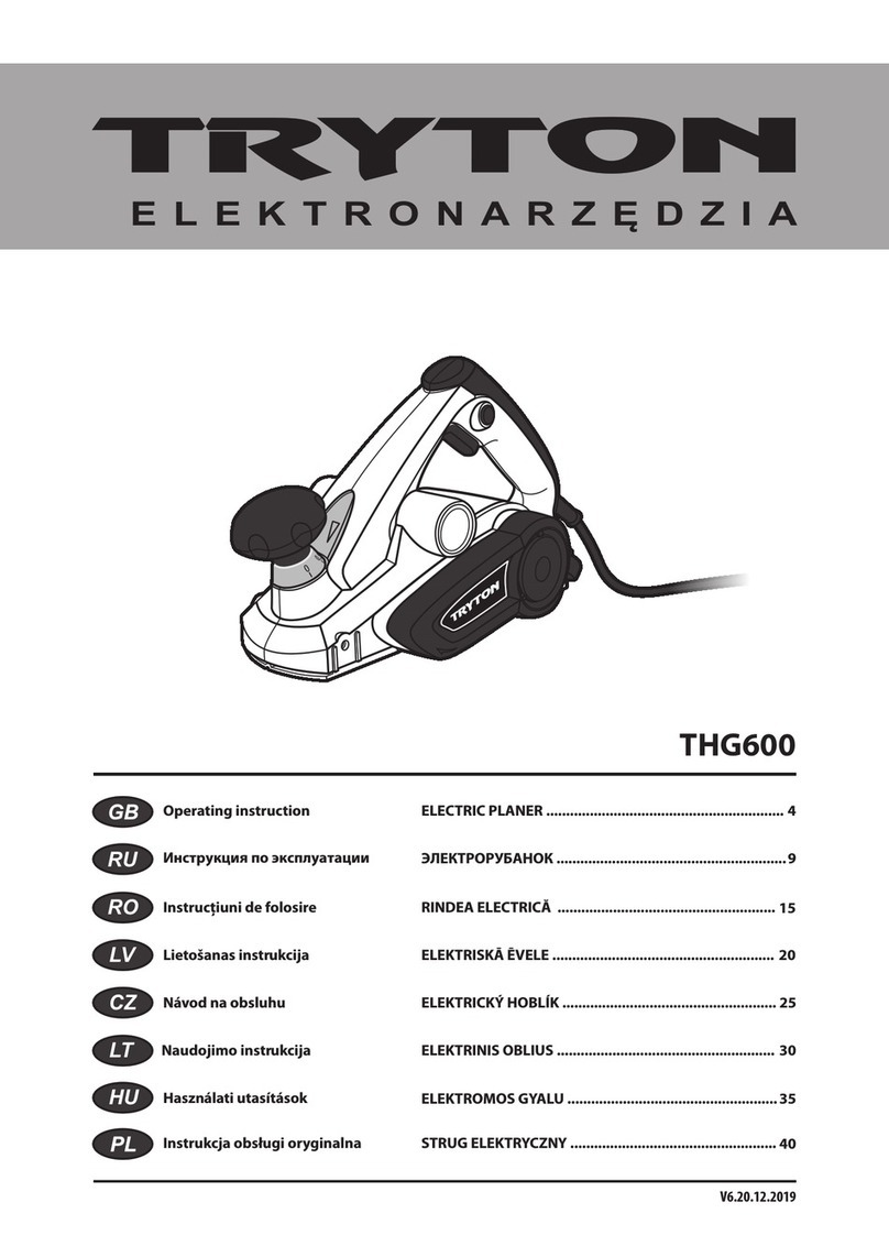 Tryton THG600 User manual