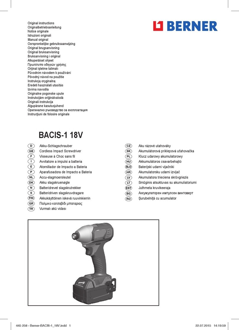 Berner BACIS-1 18V Original instructions