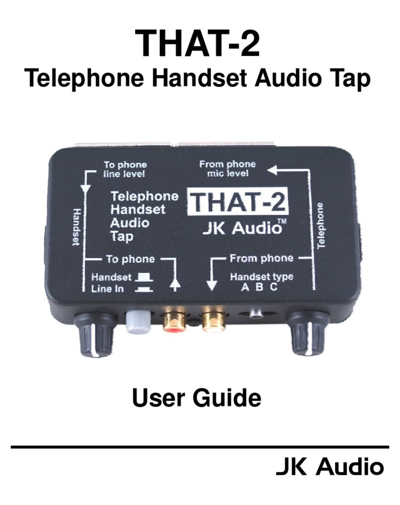 JK Audio that-2 User manual