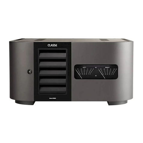 Classe Audio Delta Series User manual