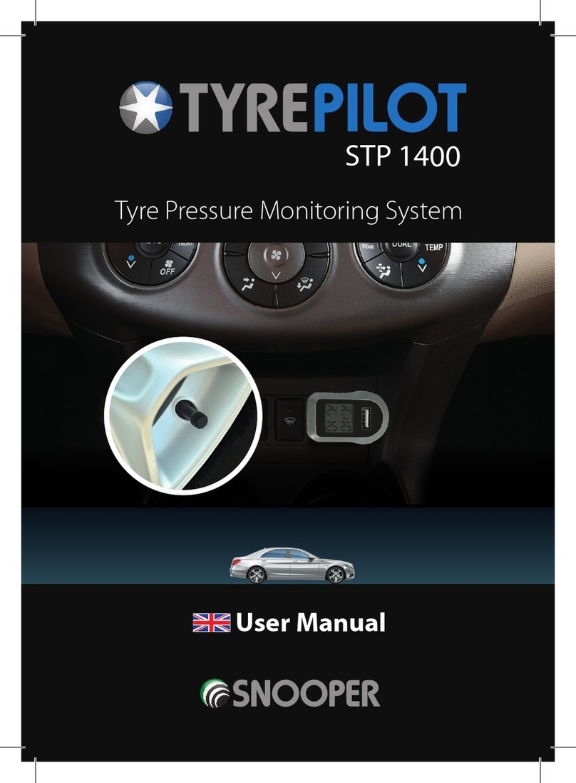 Snooper Tyre Pilot STP 1400 user manual