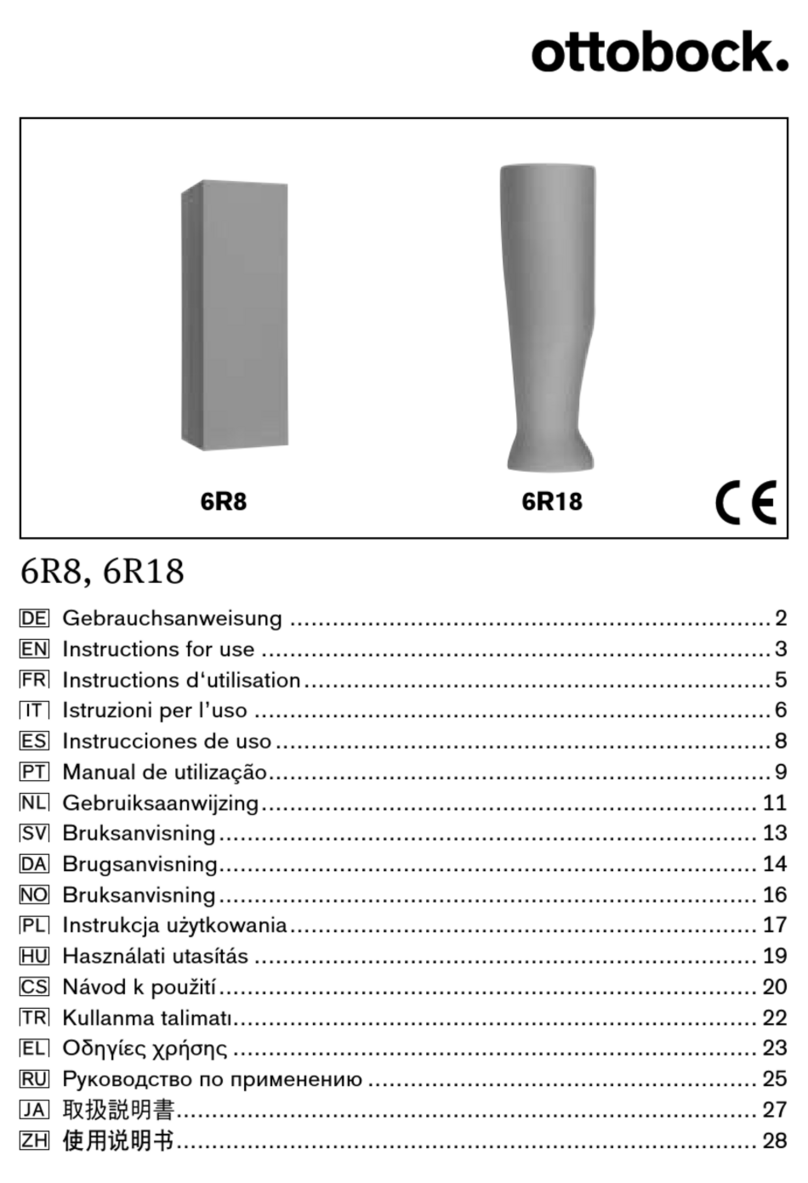 Otto Bock 6R8 Instructions for use