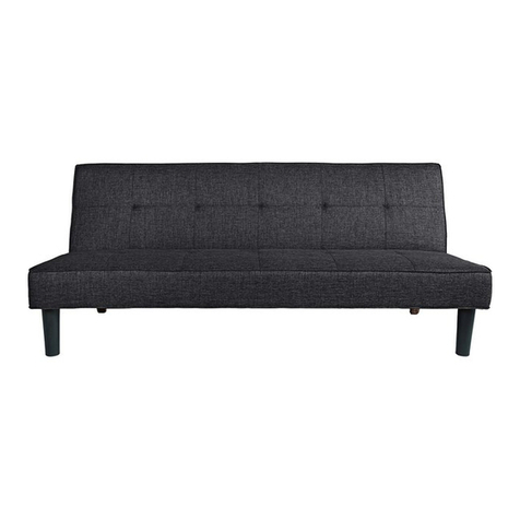 J D Williams CLICK CLACK SOFA BED User manual J D Williams CLICK CLACK SOFA BED User manual