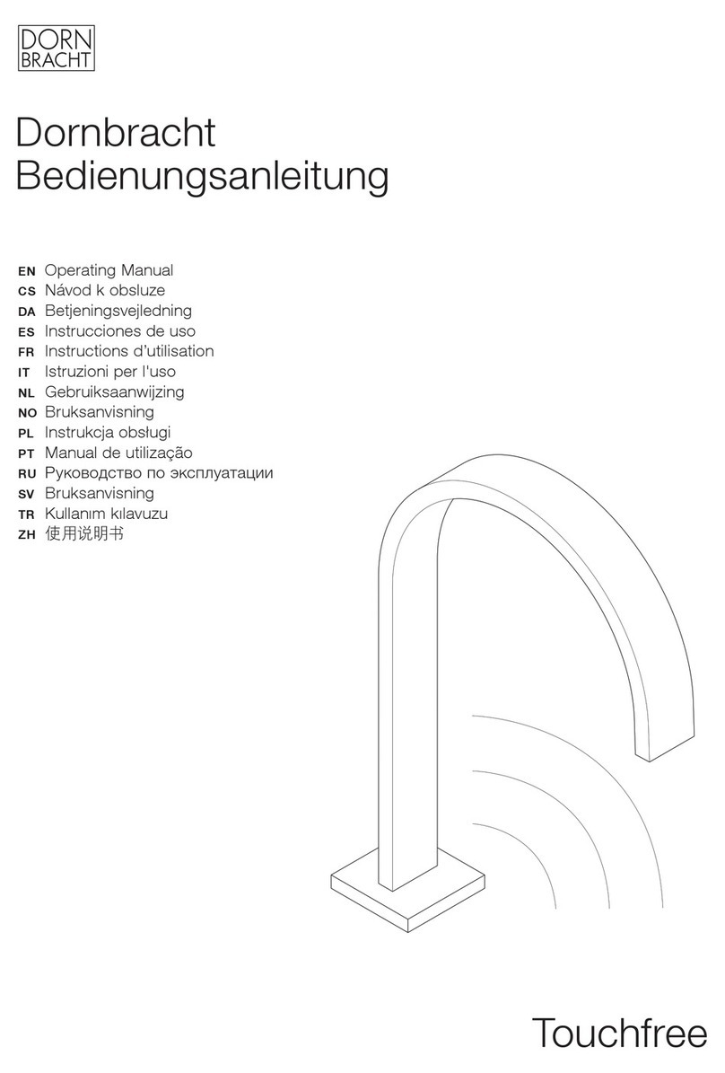 Dornbracht Touchfree operating manual