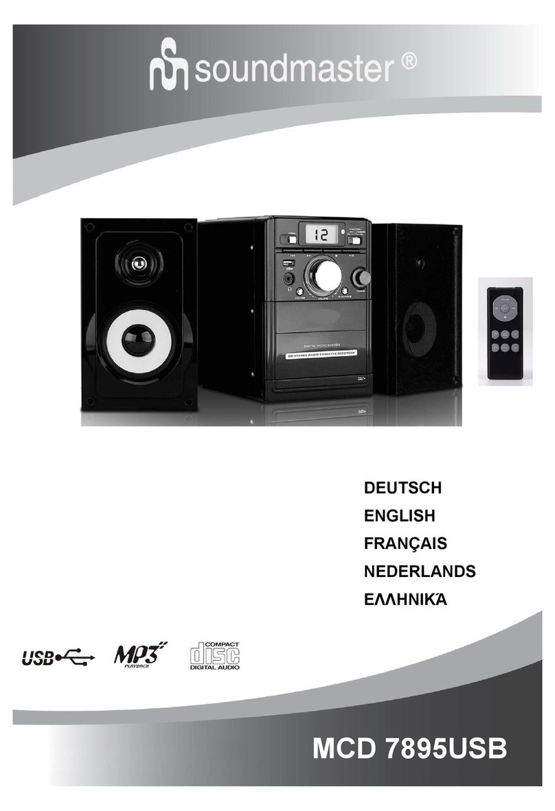 SOUNDMASTER MCD 7895USB User manual