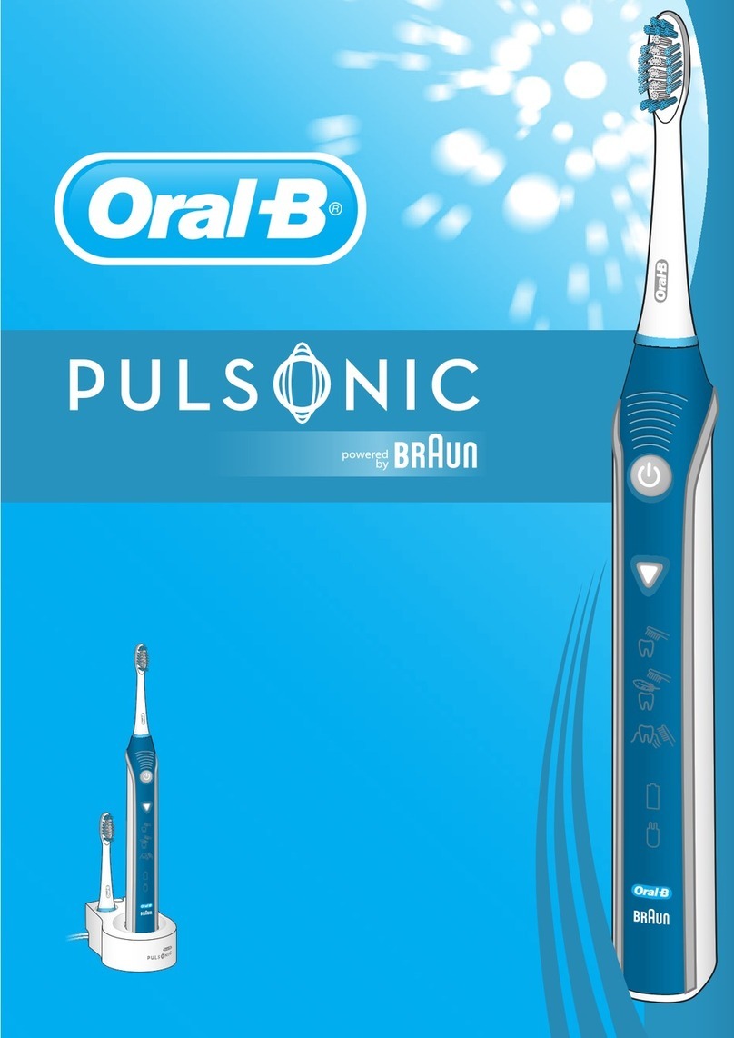 Braun Oral-B Pulsonic S26.523.3 User manual