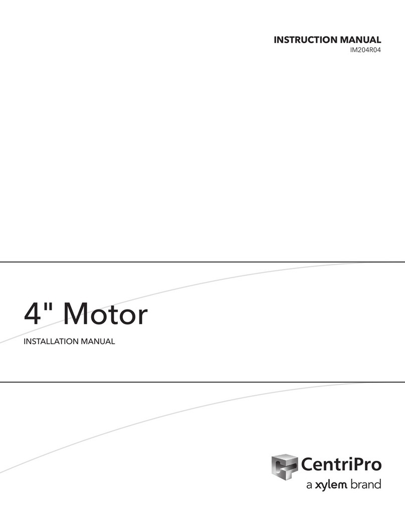 Xylem CentriPro Xtreme Duty Series installation manual Xylem CentriPro Xtreme Duty Series installation manual