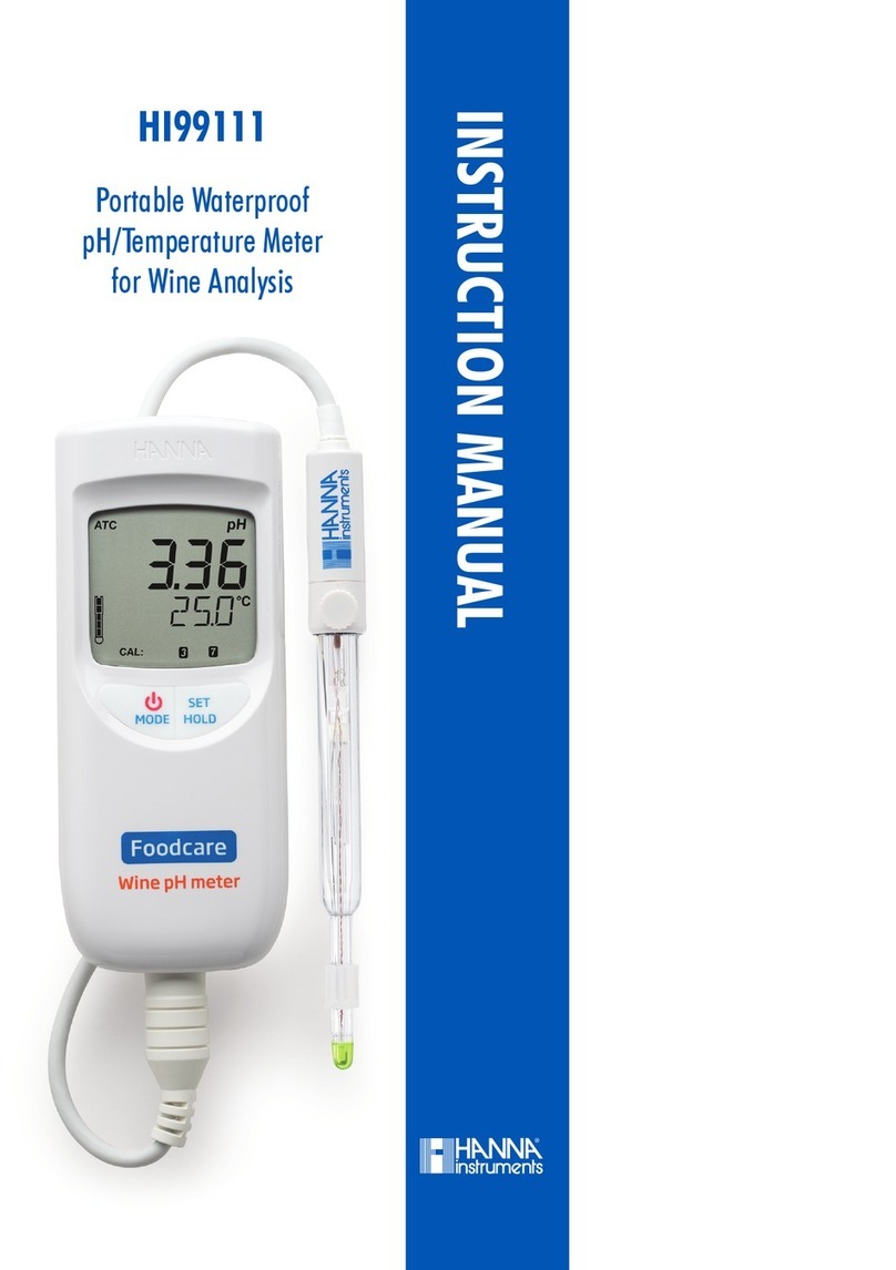 Hanna Instruments HI99111 User manual