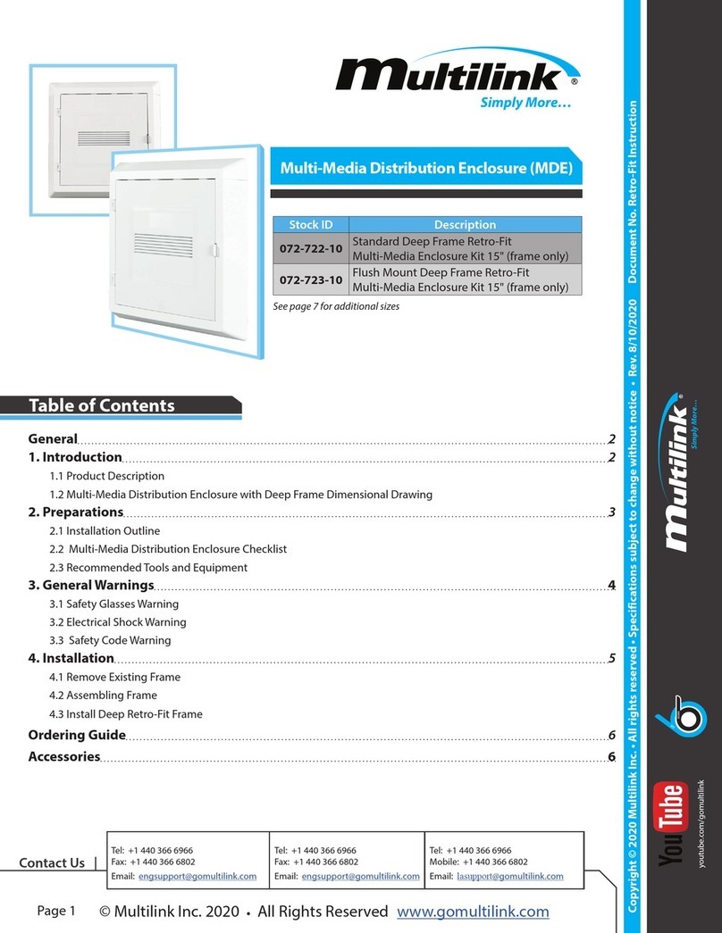 Multilink 072-722-10 installation guide
